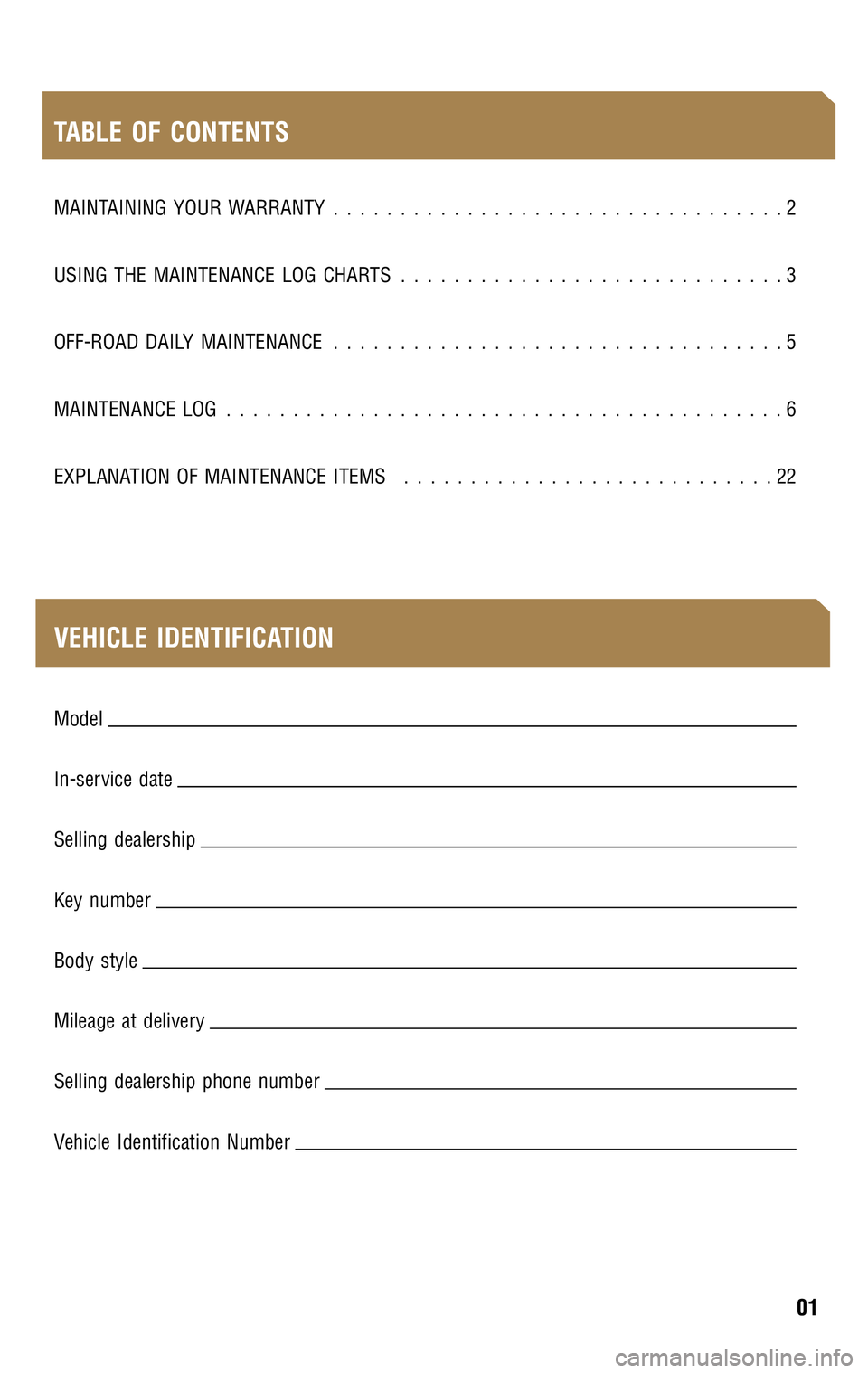 TOYOTA TACOMA 2009  Warranties & Maintenance Guides (in English) 