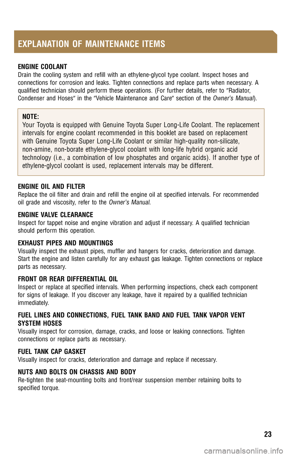TOYOTA TACOMA 2009  Warranties & Maintenance Guides (in English) 