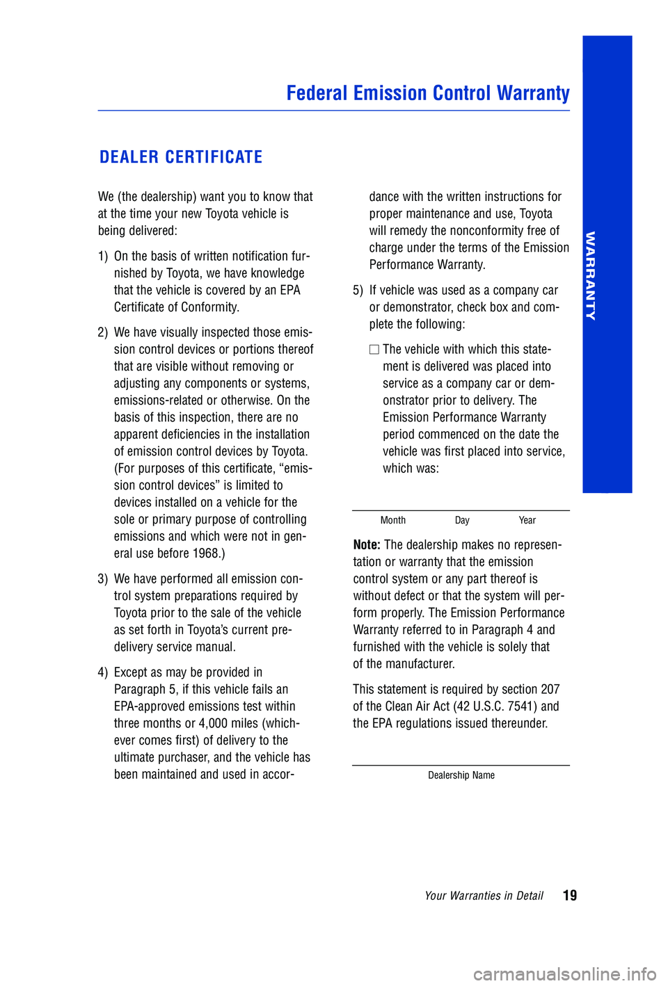 TOYOTA VENZA 2009  Warranties & Maintenance Guides (in English) 