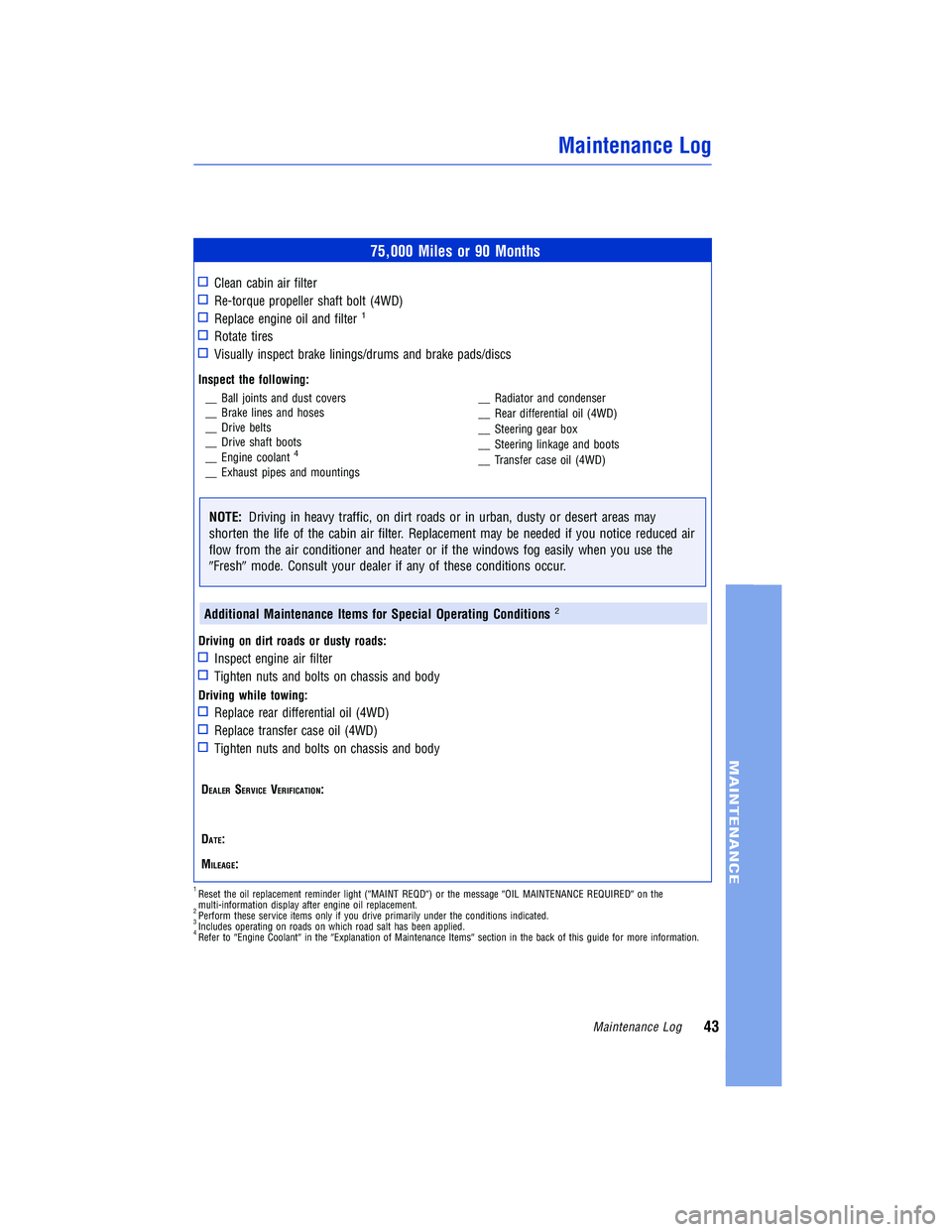 TOYOTA VENZA 2009  Warranties & Maintenance Guides (in English) 