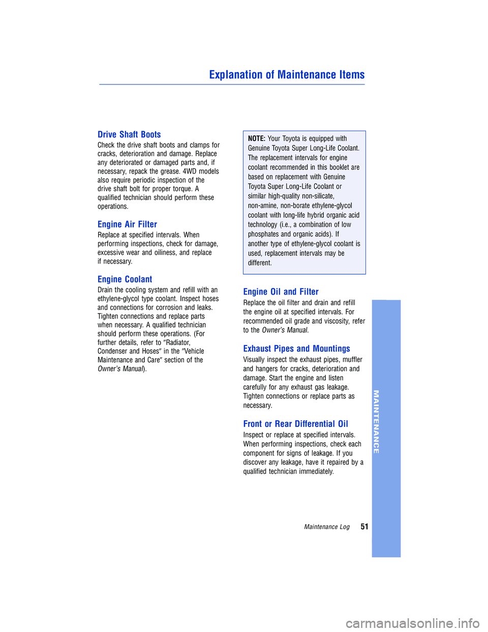 TOYOTA VENZA 2009  Warranties & Maintenance Guides (in English) 