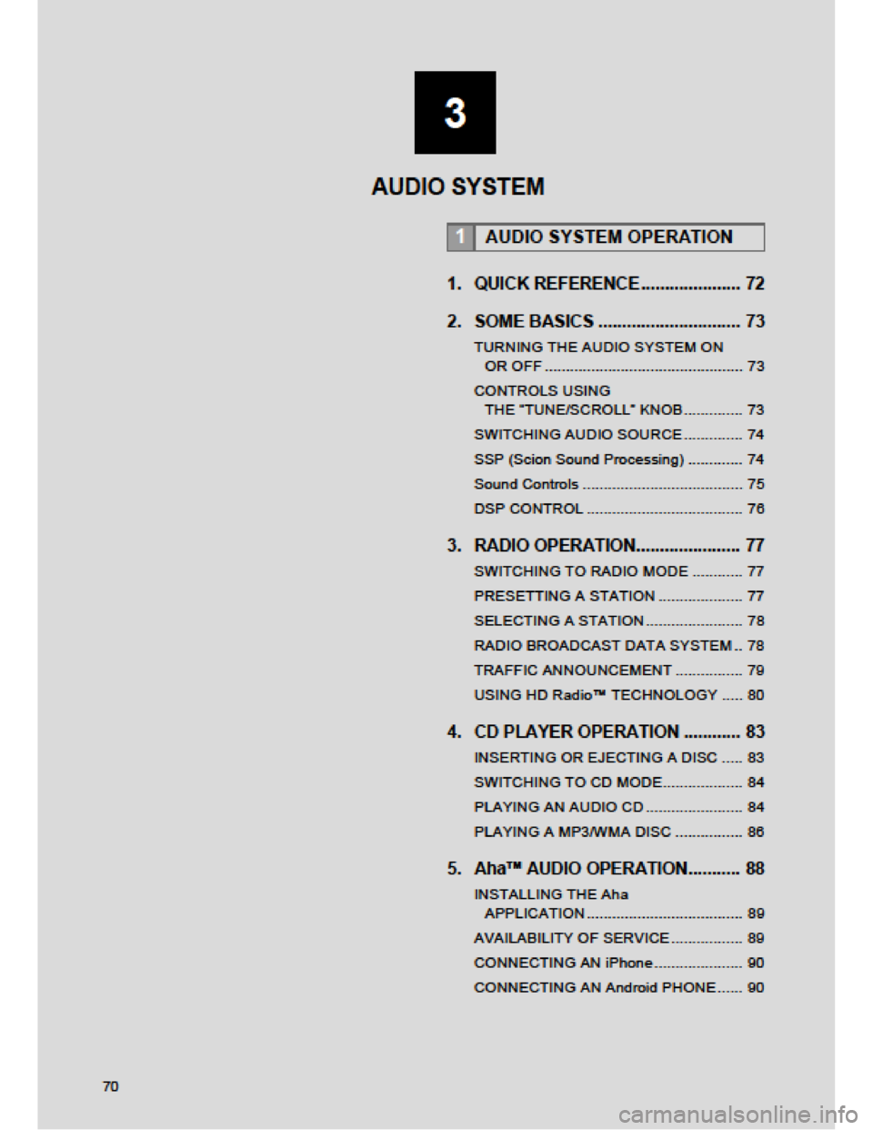 TOYOTA FR-S 2015  Accessories, Audio & Navigation (in English) 