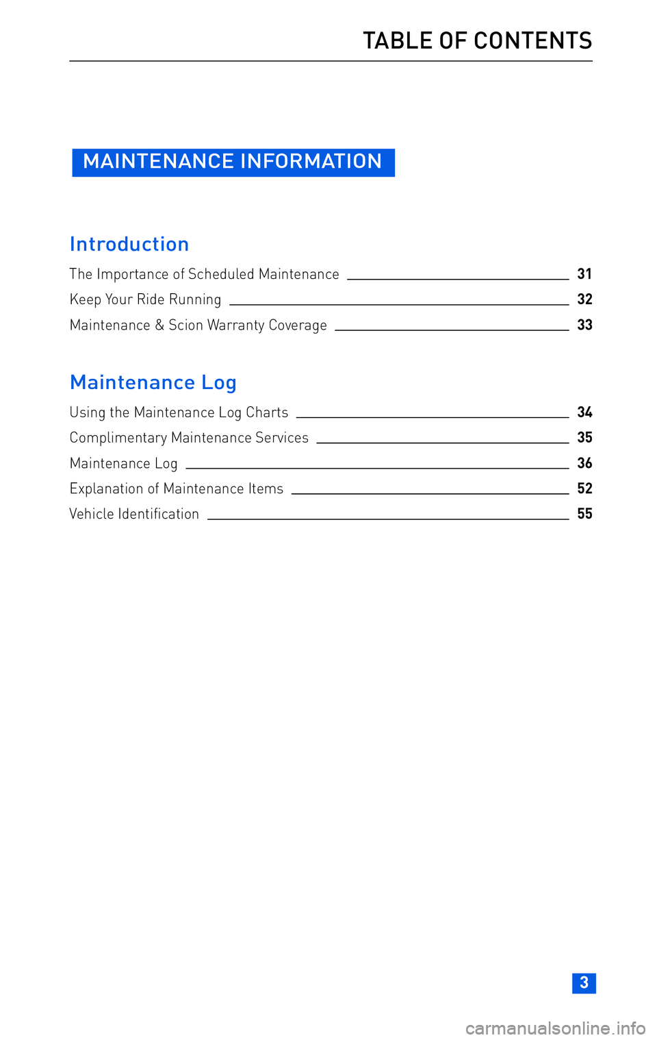 TOYOTA tC 2010  Warranties & Maintenance Guides (in English) 