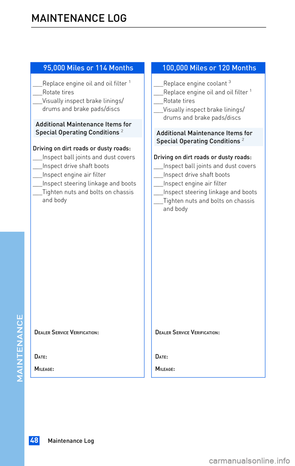 TOYOTA tC 2010  Warranties & Maintenance Guides (in English) 