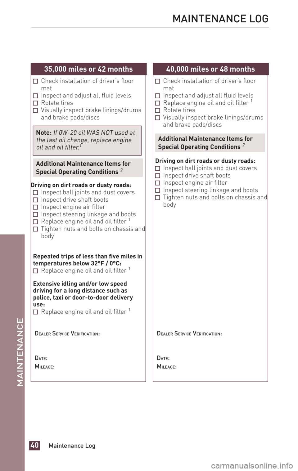 TOYOTA xD 2010  Warranties & Maintenance Guides (in English) 