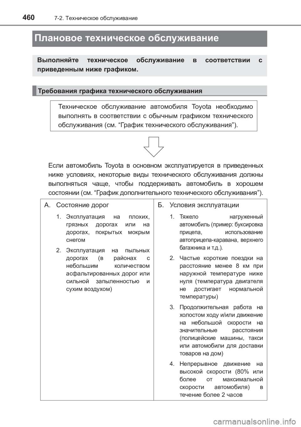 TOYOTA AVENSIS 2017 Руково 4607-2. Техническое обслуживание
AVENSIS_OM_OM20C74R_(RR)
Плановое техническое обслуживание
Выполняйте техническое об TOYOTA AVENSIS 2017 Руково 4607-2. Техническое обслуживание
AVENSIS_OM_OM20C74R_(RR)
Плановое техническое обслуживание
Выполняйте техническое об
