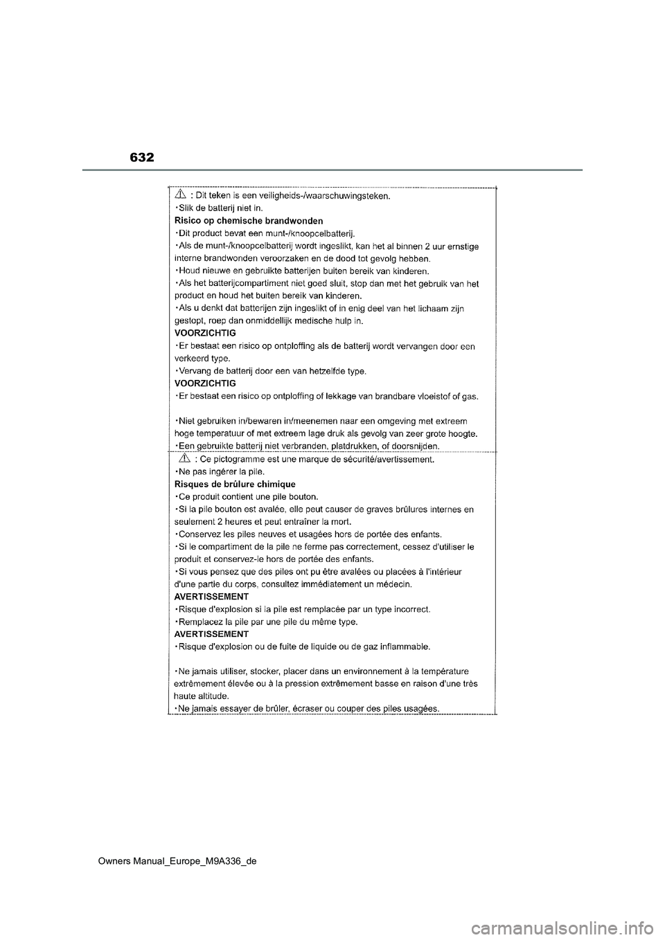 TOYOTA BZ4X 2022  Betriebsanleitungen (in German) 632
Owners Manual_Europe_M9A336_de 