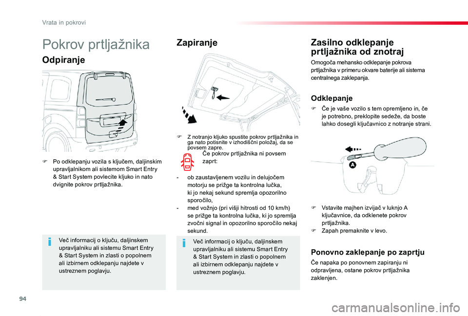 TOYOTA PROACE 2019 Manual de utilizare (in Romanian) 94
Proace_sl_Chap02_ouvertures_ed01-2019
Več informacij o ključu, daljinskem upravljalniku ali sistemu Smart Entry & Start System in zlasti o popolnem ali izbirnem odklepanju najdete v
ustreznem po TOYOTA PROACE 2019 Manual de utilizare (in Romanian) 94
Proace_sl_Chap02_ouvertures_ed01-2019
Več informacij o ključu, daljinskem upravljalniku ali sistemu Smart Entry & Start System in zlasti o popolnem ali izbirnem odklepanju najdete v
ustreznem po