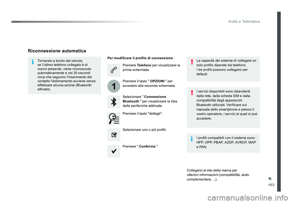 TOYOTA PROACE VERSO 2018 Manuale duso (in Italian) .
453
1
Audio e Telematica
Spacetourer-VP_it_Chap10c_RCC-1_ed01-2016
Premere Telefono per visualizzare la
prima schermata.
Selezionare " Connessione
Bluetooth " per visualizzare la lista
TOYOTA PROACE VERSO 2018 Manuale duso (in Italian) .
453
1
Audio e Telematica
Spacetourer-VP_it_Chap10c_RCC-1_ed01-2016
Premere Telefono per visualizzare la
prima schermata.
Selezionare " Connessione
Bluetooth " per visualizzare la lista