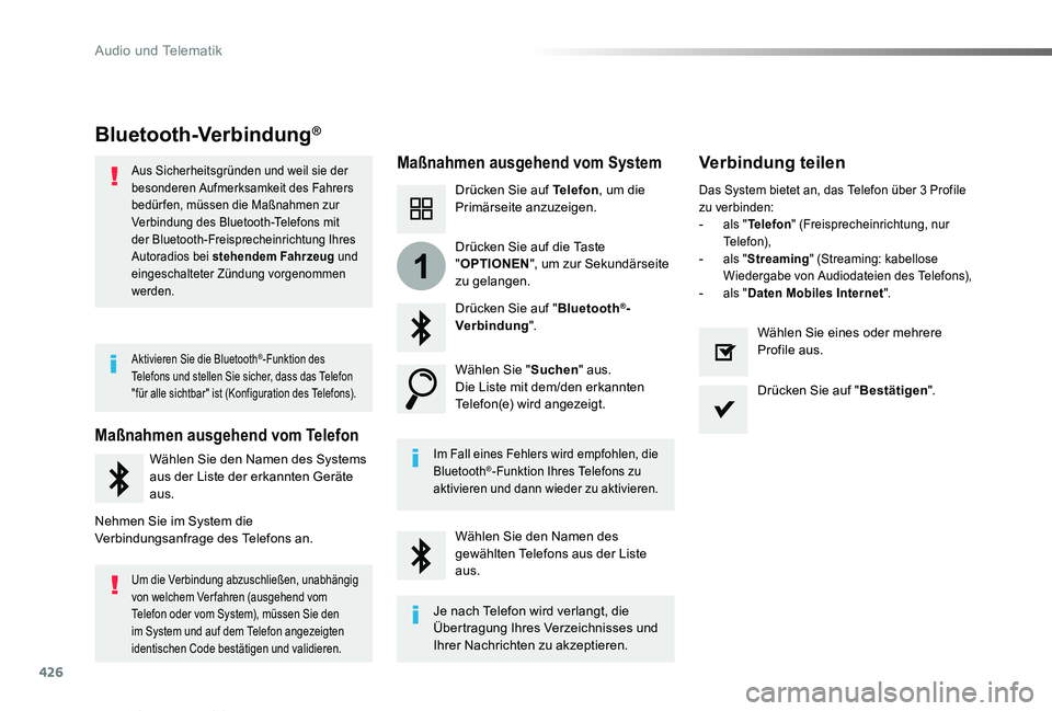 TOYOTA PROACE VERSO 2019  Betriebsanleitungen (in German) 426
1
Proace_Verso_de_Chap10c_RCC-1_ed01-2019
Bluetooth-VerbindungÕ
Ma