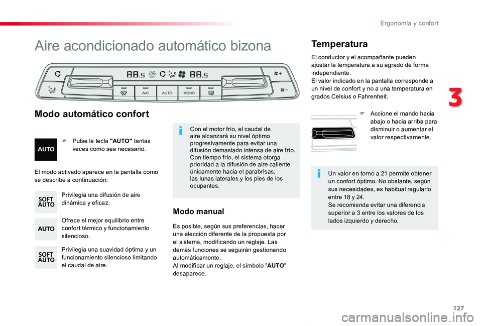 TOYOTA PROACE VERSO 2019 Manuale de Empleo (in Spanish) 127
ProaceVerso_es_Chap03_ergonomie-et-confort_ed01-2019
Un valor en torno a 21 permite obtener un confort óptimo. No obstante, según sus necesidades, es habitual regularlo entre 18 y 24.Se recomien TOYOTA PROACE VERSO 2019 Manuale de Empleo (in Spanish) 127
ProaceVerso_es_Chap03_ergonomie-et-confort_ed01-2019
Un valor en torno a 21 permite obtener un confort óptimo. No obstante, según sus necesidades, es habitual regularlo entre 18 y 24.Se recomien
