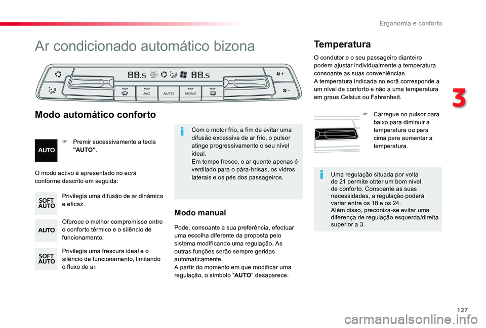 TOYOTA PROACE VERSO 2019 Manual de utilização (in Portuguese) 127
ProaceVerso_pt_Chap03_ergonomie-et-confort_ed01-2019
Uma regulação situada por volta de 21 permite obter um bom nível de conforto. Consoante as suas necessidades, a regulação poderá variar e TOYOTA PROACE VERSO 2019 Manual de utilização (in Portuguese) 127
ProaceVerso_pt_Chap03_ergonomie-et-confort_ed01-2019
Uma regulação situada por volta de 21 permite obter um bom nível de conforto. Consoante as suas necessidades, a regulação poderá variar e