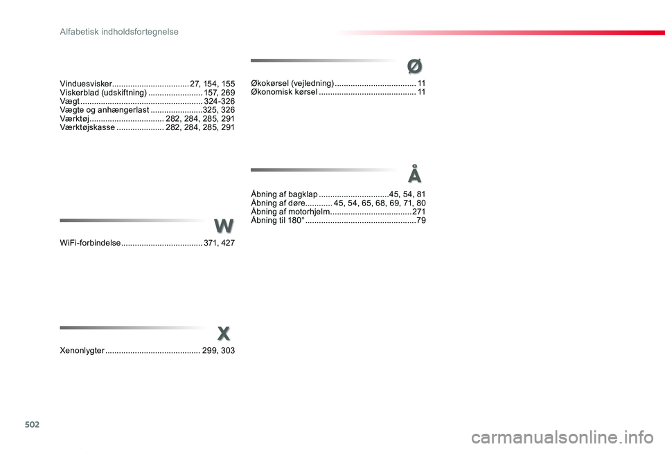 TOYOTA PROACE VERSO 2019  Brugsanvisning (in Danish) 502
ProaceVerso_da_Chap11_index-alpha_ed01-2019
