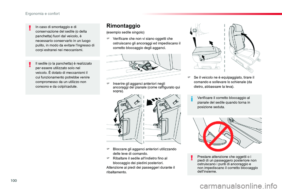 TOYOTA PROACE VERSO 2020 Manuale duso (in Italian) 100
Proace_Verso_IT_Chap03_ergonomie-et-confort_ed01-2019
Verificare il corretto bloccaggio al pianale del sedile quando torna in posizione seduta.
Prestare attenzione che oggetti o i piedi di un pass TOYOTA PROACE VERSO 2020 Manuale duso (in Italian) 100
Proace_Verso_IT_Chap03_ergonomie-et-confort_ed01-2019
Verificare il corretto bloccaggio al pianale del sedile quando torna in posizione seduta.
Prestare attenzione che oggetti o i piedi di un pass