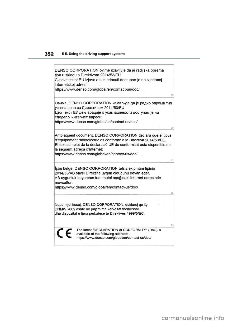 TOYOTA RAV4 PHEV 2021  Owners Manual 3525-5. Using the driving support systems 