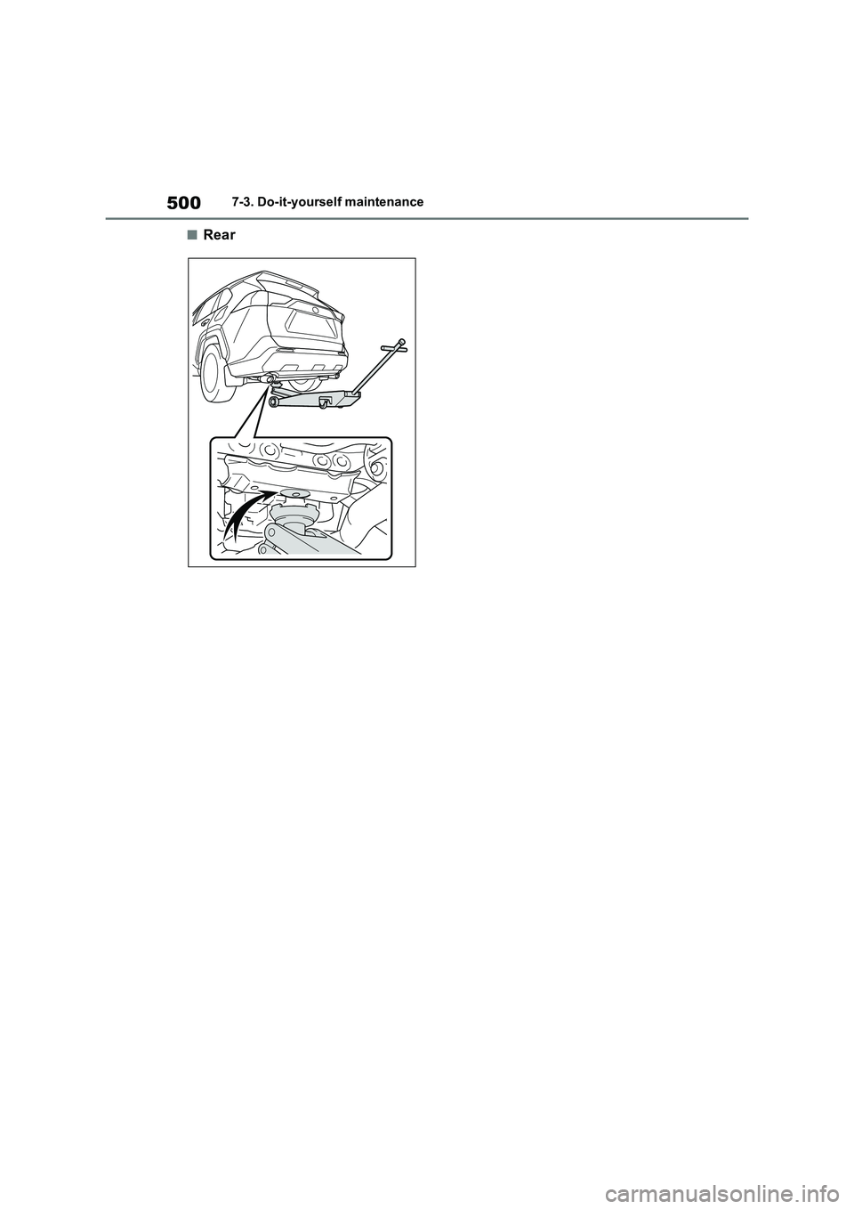 TOYOTA RAV4 PHEV 2021  Owners Manual 5007-3. Do-it-yourself maintenance
■Rear 