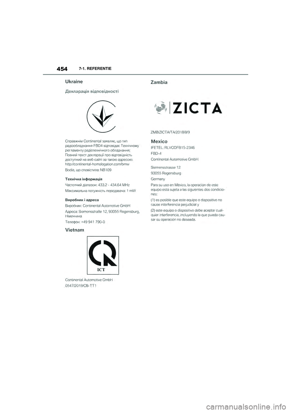 TOYOTA SUPRA 2020  Instructieboekje (in Dutch) 454
Handleiding Supra7-1. REFERENTIE
Supra_OM_General_OM99V80E_1_1911.book  Page 
454  Thursday, October 31, 2019  2:57 PM 