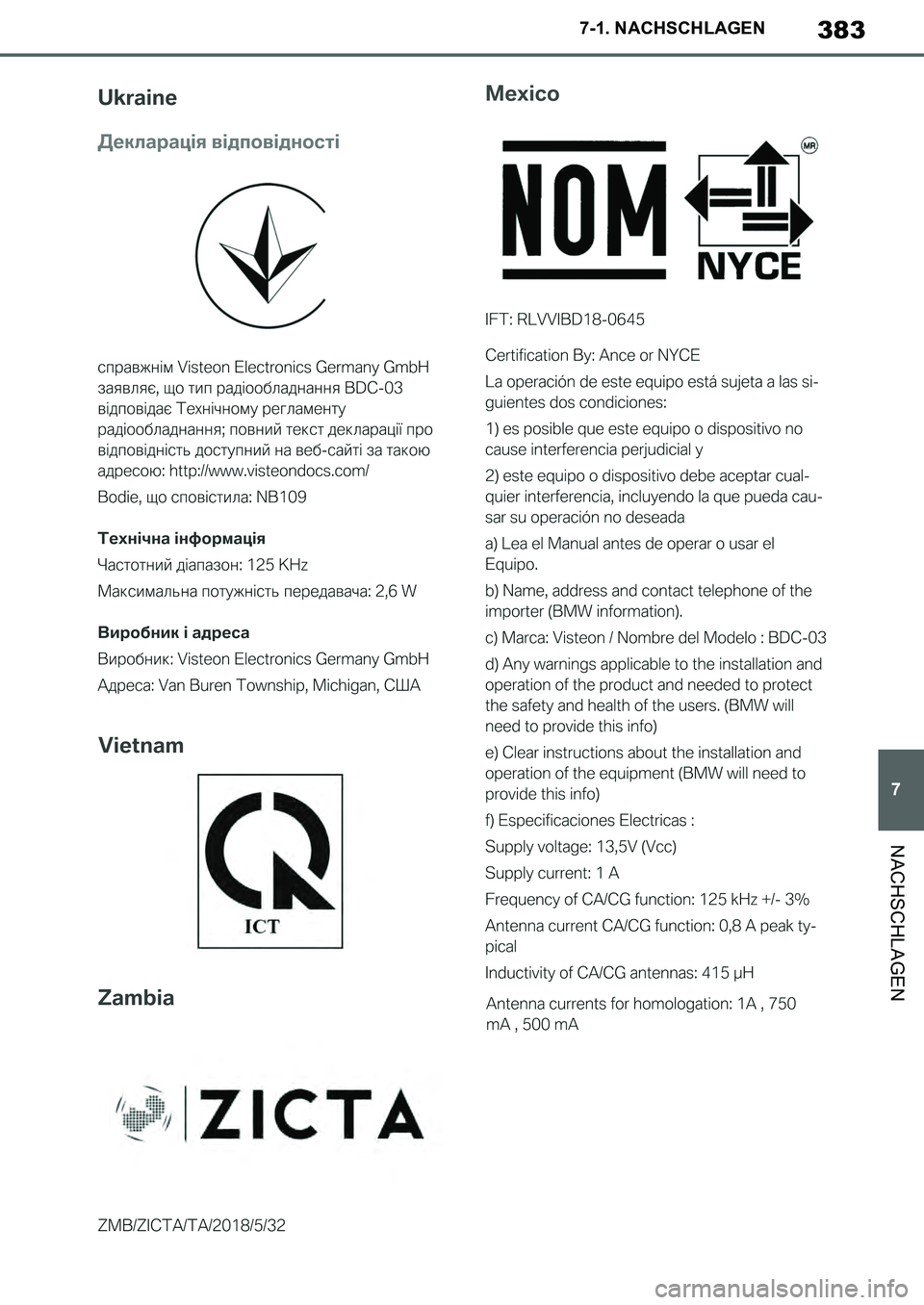 TOYOTA SUPRA 2020  Betriebsanleitungen (in German) 383
7
Supra Owners Manual_EM
7-1. NACHSCHLAGEN
NACHSCHLAGEN
Supra_OM_German_OM99V76M.book  383 ページ  ２０１９年８月２８日　水曜日　午後４時１４分 
