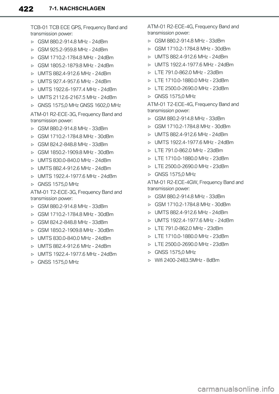 TOYOTA SUPRA 2020  Betriebsanleitungen (in German) 422
Supra Owners Manual_EM
7-1. NACHSCHLAGEN
Supra_OM_German_OM99V76M.book  422 ページ  ２０１９年８月２８日　水曜日　午後４時１４分 