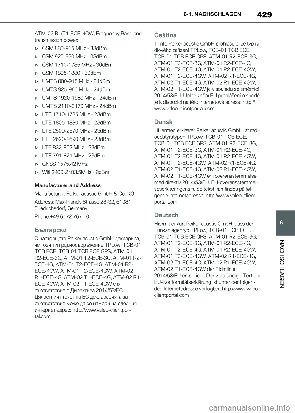 TOYOTA SUPRA 2021  Betriebsanleitungen (in German) 429
6 6-1. NACHSCHLAGEN
NACHSCHLAGEN
Supra Owners Manual_M (from Nov. 20 Prod.)
Supra_OM_German_OM99X79M_1_2011.book  429 ページ  ２０２０年８月２７日　木曜日　午後１時２２
