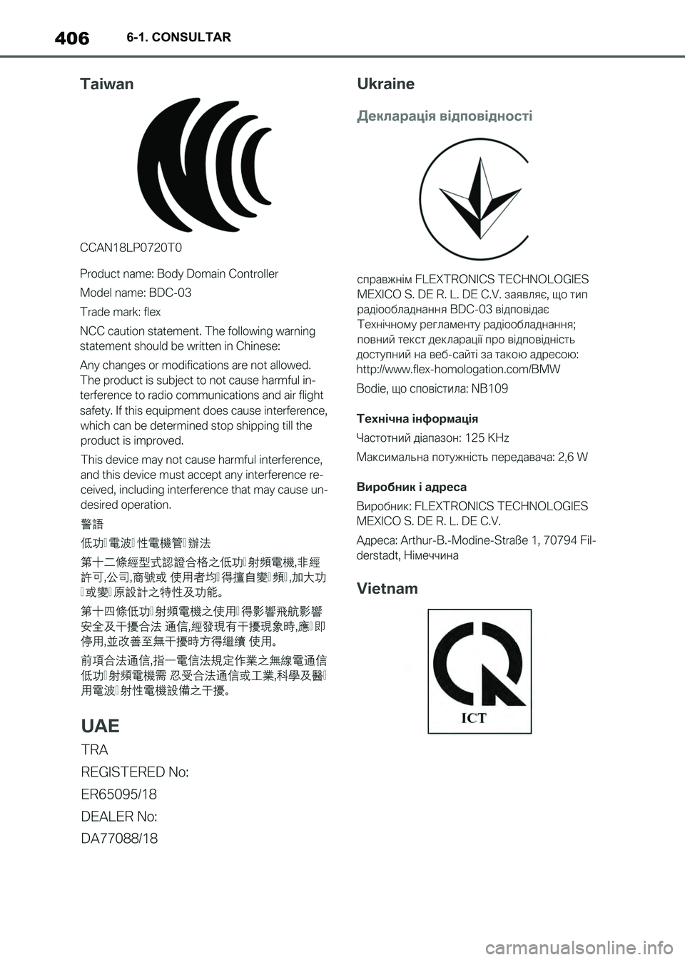 TOYOTA SUPRA 2021  Manuale de Empleo (in Spanish) 4066-1. CONSULTAR
Supra Owners Manual_S (from Nov. 20 Prod.)
Supra_OM_Spanish_OM99X80S.book  406 ページ  ２０２０年８月２６日　水曜日　午後１時３１分 