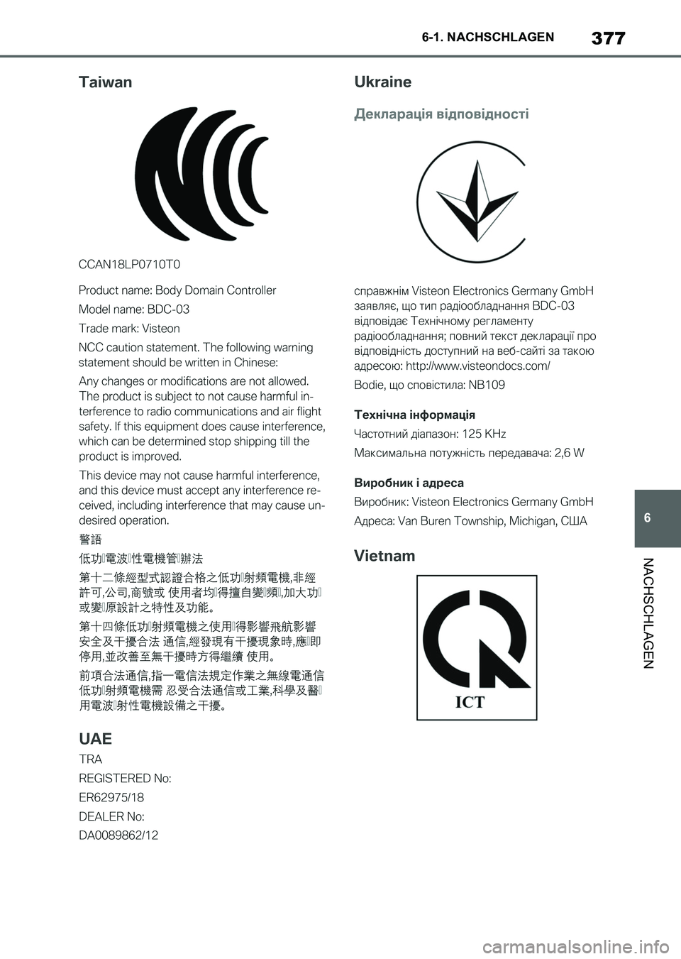 TOYOTA SUPRA 2022  Betriebsanleitungen (in German) 377
6 6-1. NACHSCHLAGEN
NACHSCHLAGEN
Supra_OM_German_OM9A061M_1_2111.book  377 ページ  ２０２１年８月２７日　金曜日　午後８時５７分 
