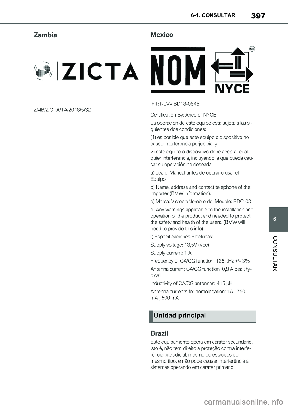 TOYOTA SUPRA 2022  Manuale de Empleo (in Spanish) 397
6 6-1. CONSULTAR
CONSULTAR
Unidad principal
Supra_OM_Spanish_OM9A062S_1_2111.book  397 ページ  ２０２１年８月２６日　木曜日　午前１１時２分 