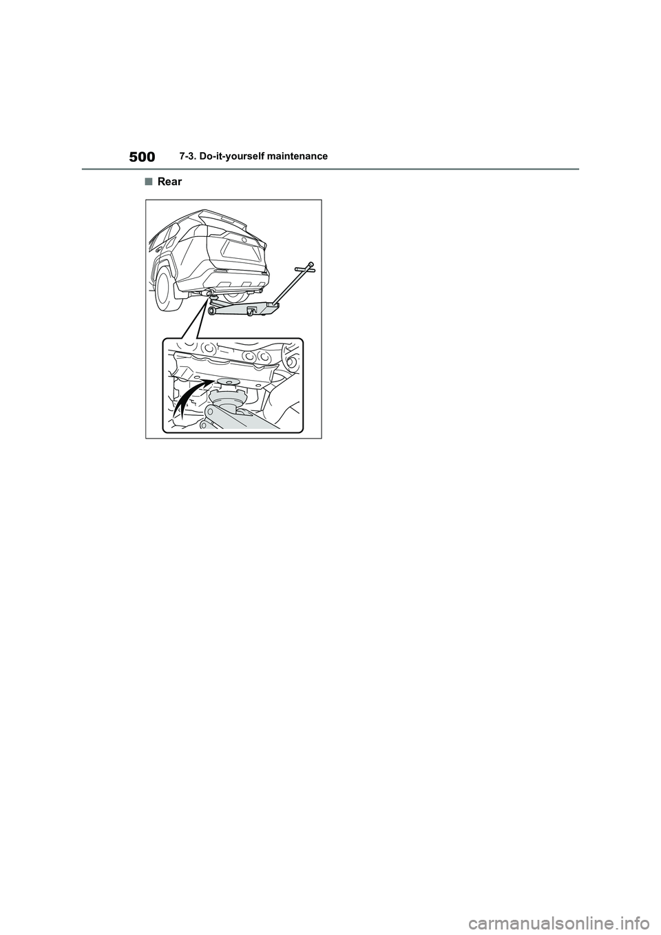 TOYOTA VERSO S 2011  Owners Manual 5007-3. Do-it-yourself maintenance
■Rear 