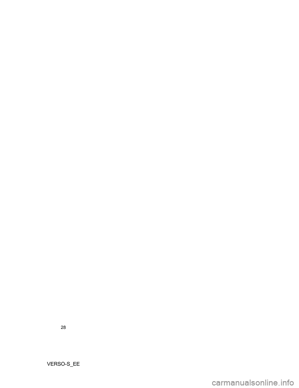 TOYOTA VERSO S 2013  Owners Manual VERSO-S_EE
28 