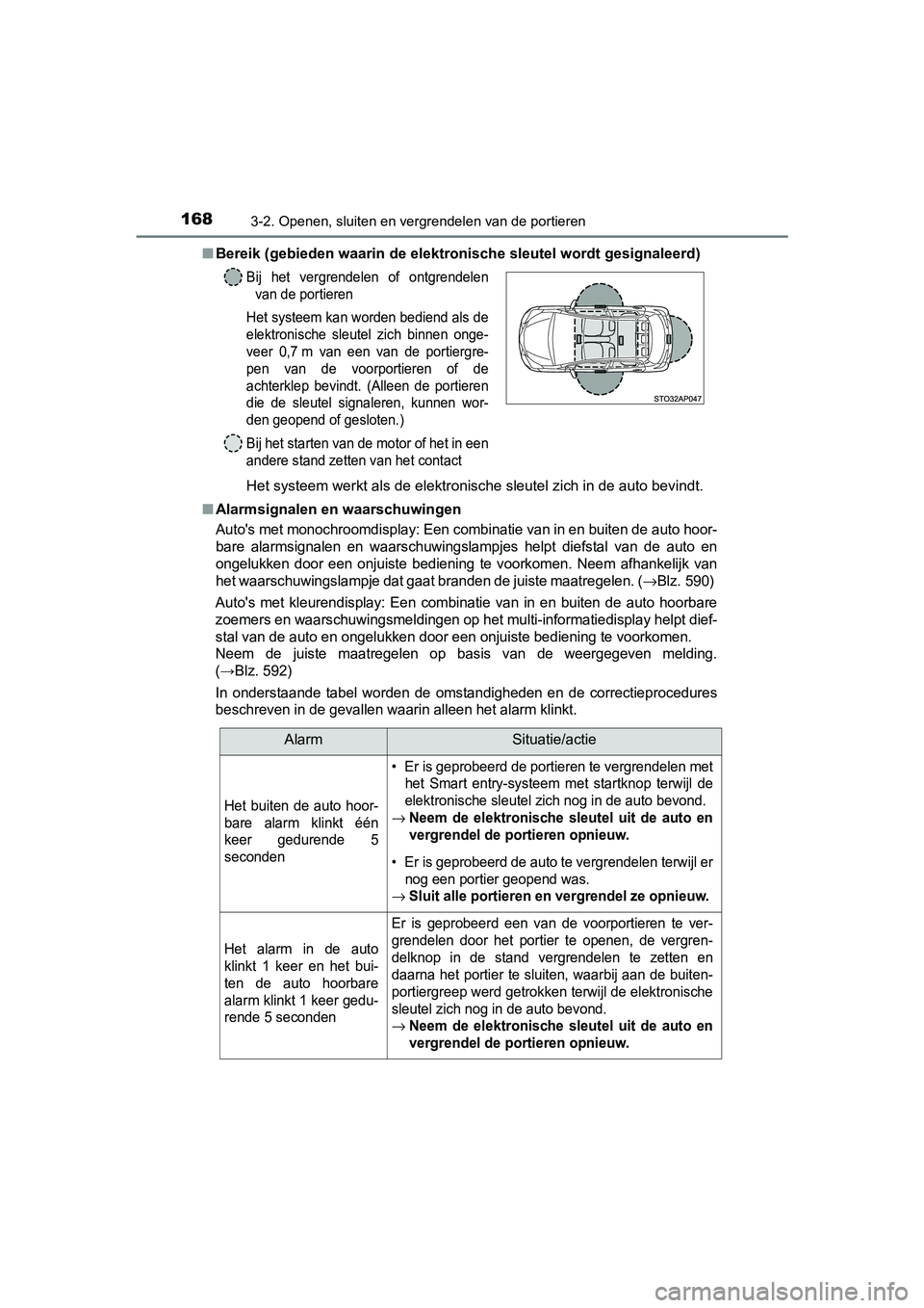 TOYOTA YARIS 2020 Instructieboekje (in Dutch) 1683-2. Openen, sluiten en vergrendelen van de portieren
YARIS_F_OM_Europe_OM52A54E■Bereik (gebieden waarin de elektronische sleutel wordt gesignaleerd)
<002b0048005700030056005c00560057004800480050 TOYOTA YARIS 2020 Instructieboekje (in Dutch) 1683-2. Openen, sluiten en vergrendelen van de portieren
YARIS_F_OM_Europe_OM52A54E■Bereik (gebieden waarin de elektronische sleutel wordt gesignaleerd)
<002b0048005700030056005c00560057004800480050