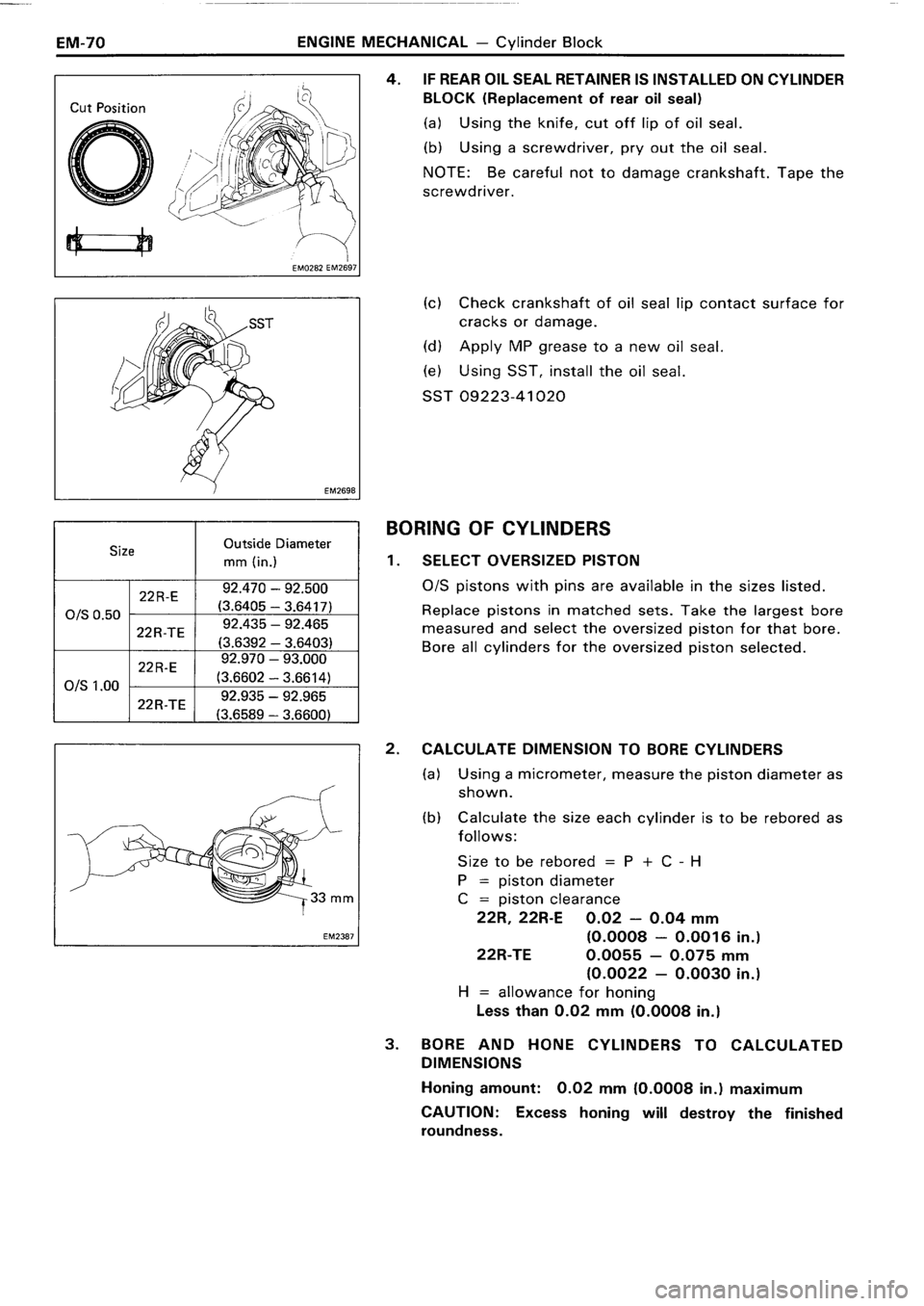 TOYOTA 4RUNNER 1986  Service Repair Manual 