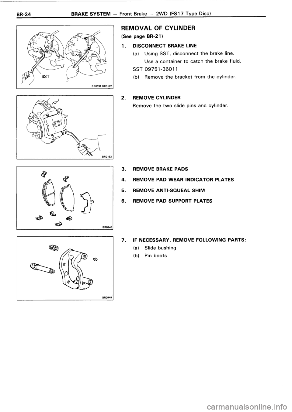 TOYOTA 4RUNNER 1986  Service Repair Manual 