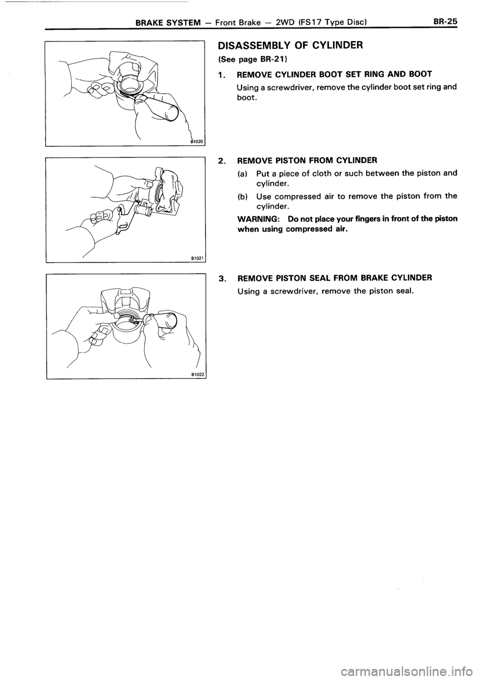 TOYOTA 4RUNNER 1986  Service Repair Manual 