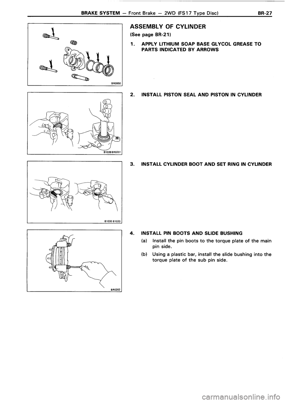 TOYOTA 4RUNNER 1986  Service Repair Manual 