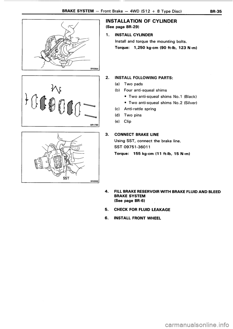 TOYOTA 4RUNNER 1986  Service Repair Manual 