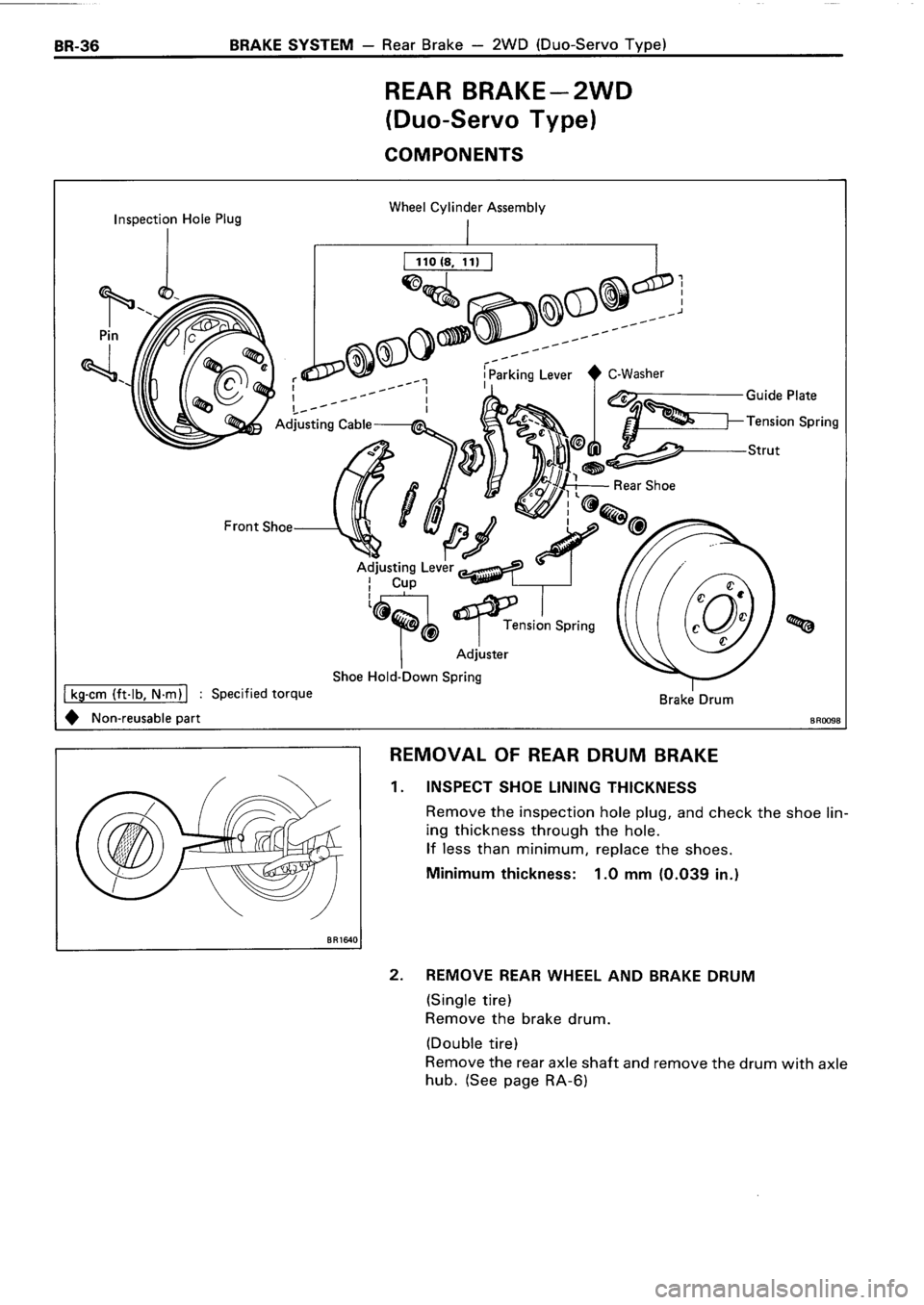 TOYOTA 4RUNNER 1986  Service Repair Manual 