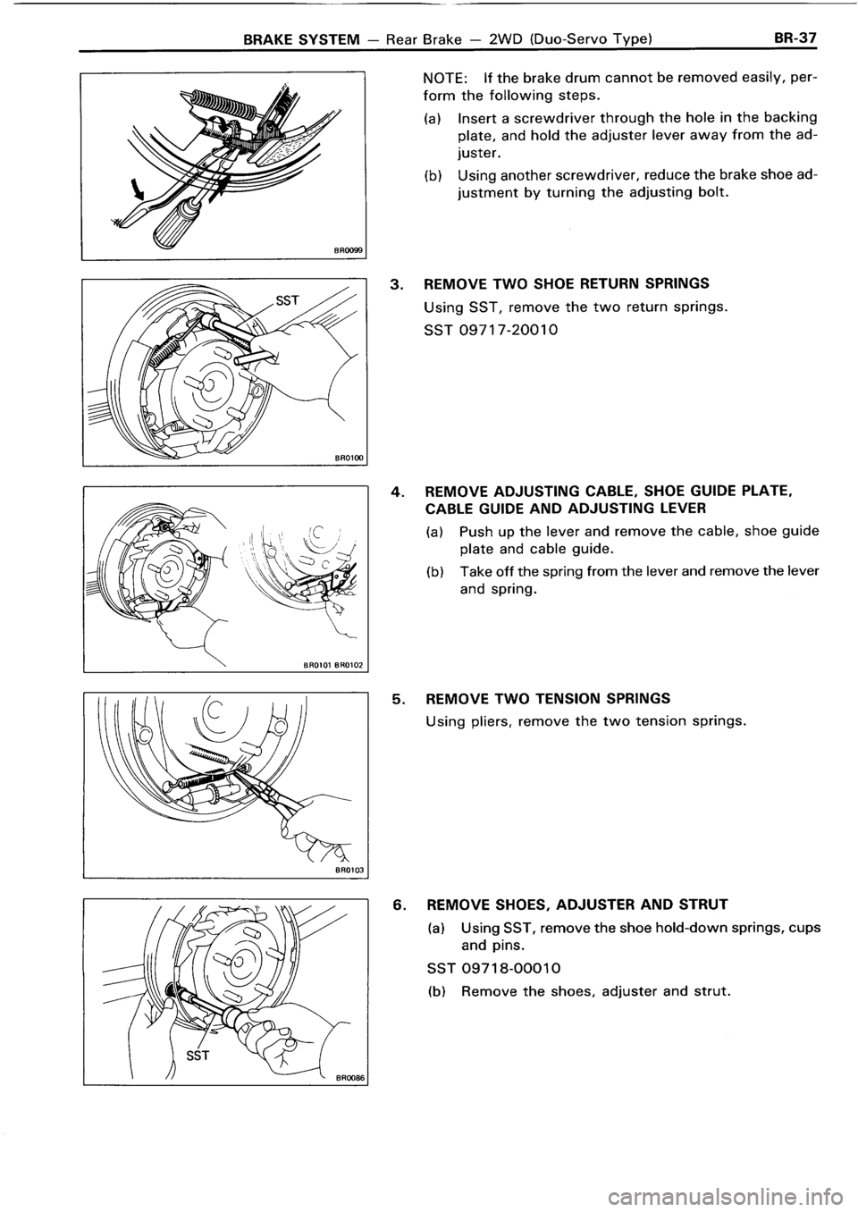 TOYOTA 4RUNNER 1986  Service Repair Manual 