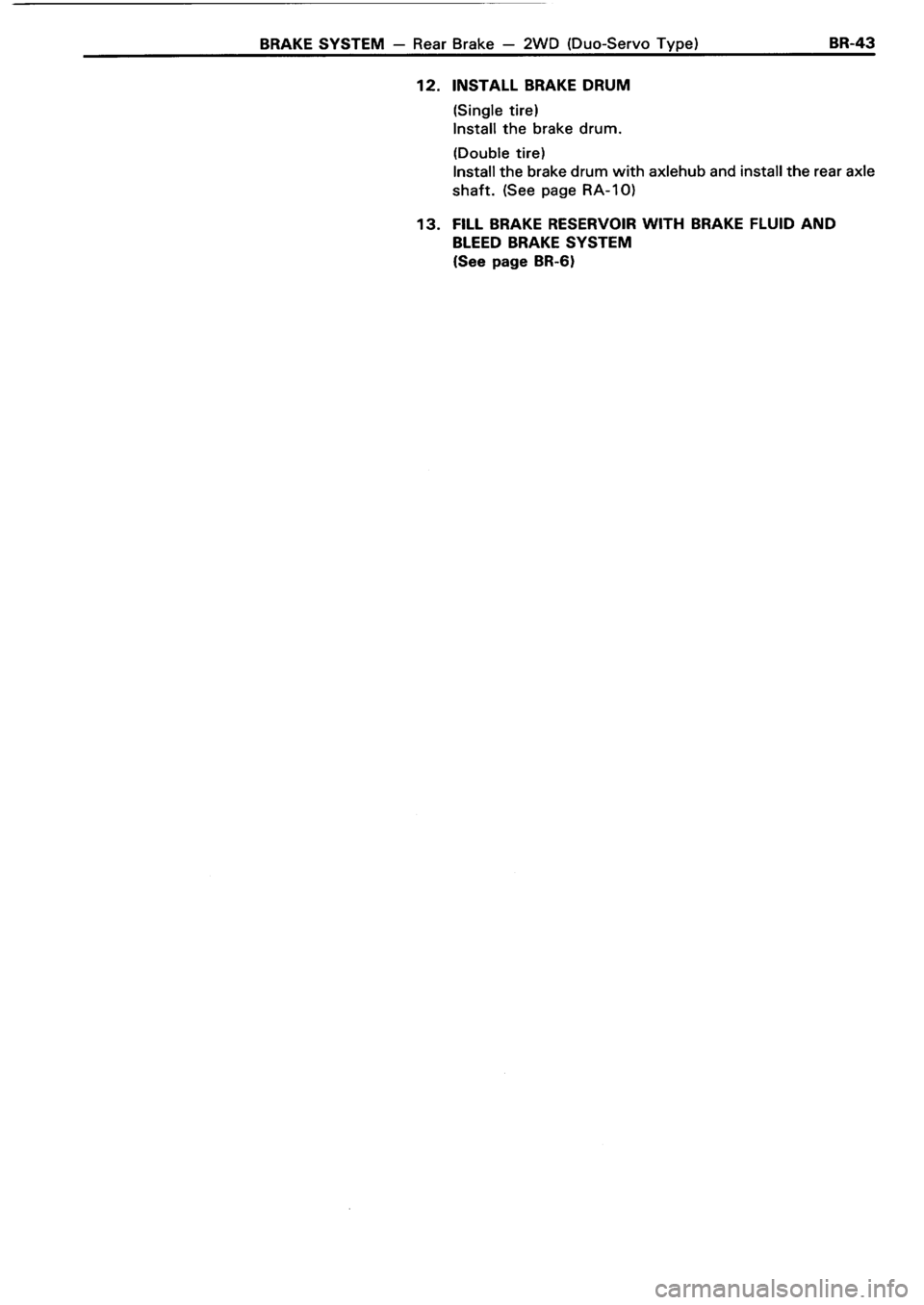 TOYOTA 4RUNNER 1986  Service Repair Manual 
