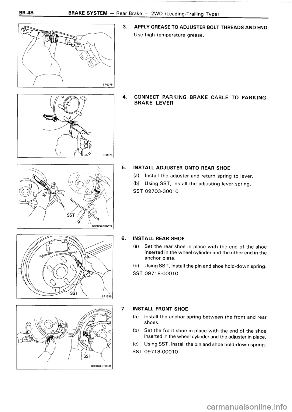 TOYOTA 4RUNNER 1986  Service Repair Manual 