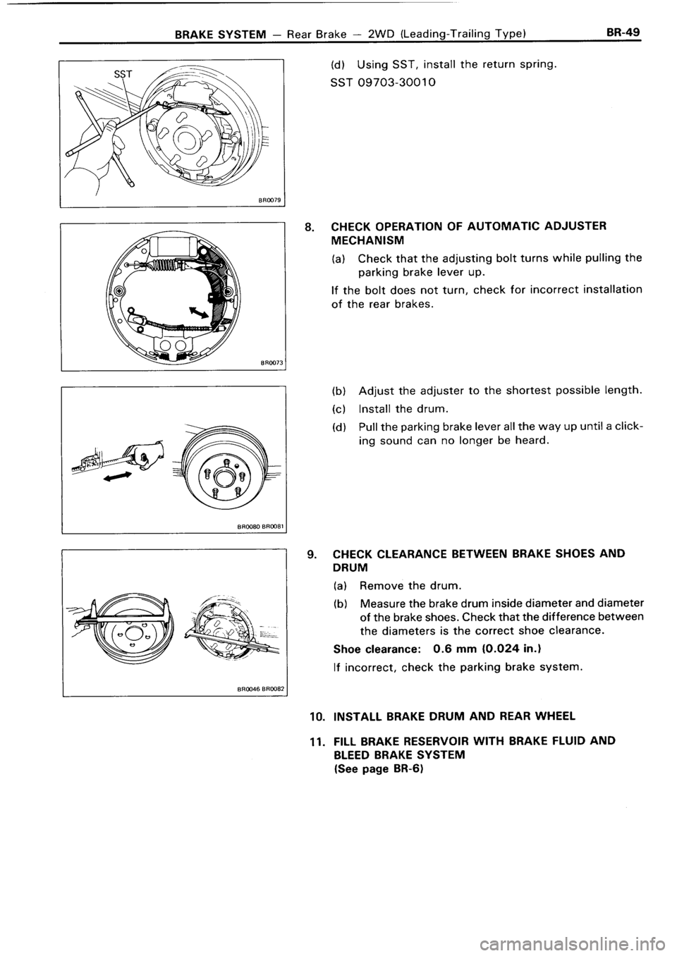 TOYOTA 4RUNNER 1986  Service Repair Manual 