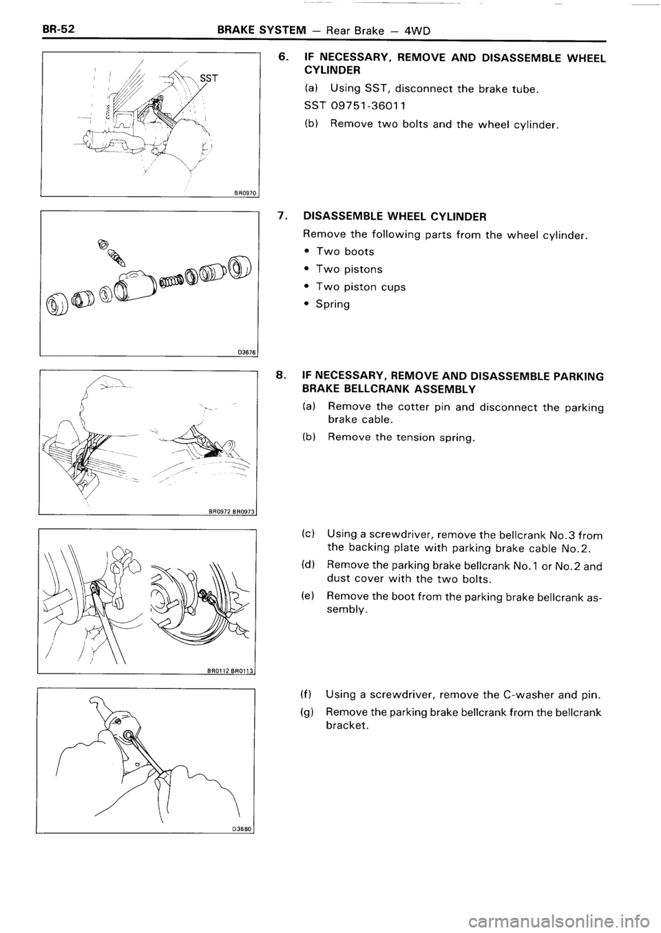 TOYOTA 4RUNNER 1986  Service Repair Manual 