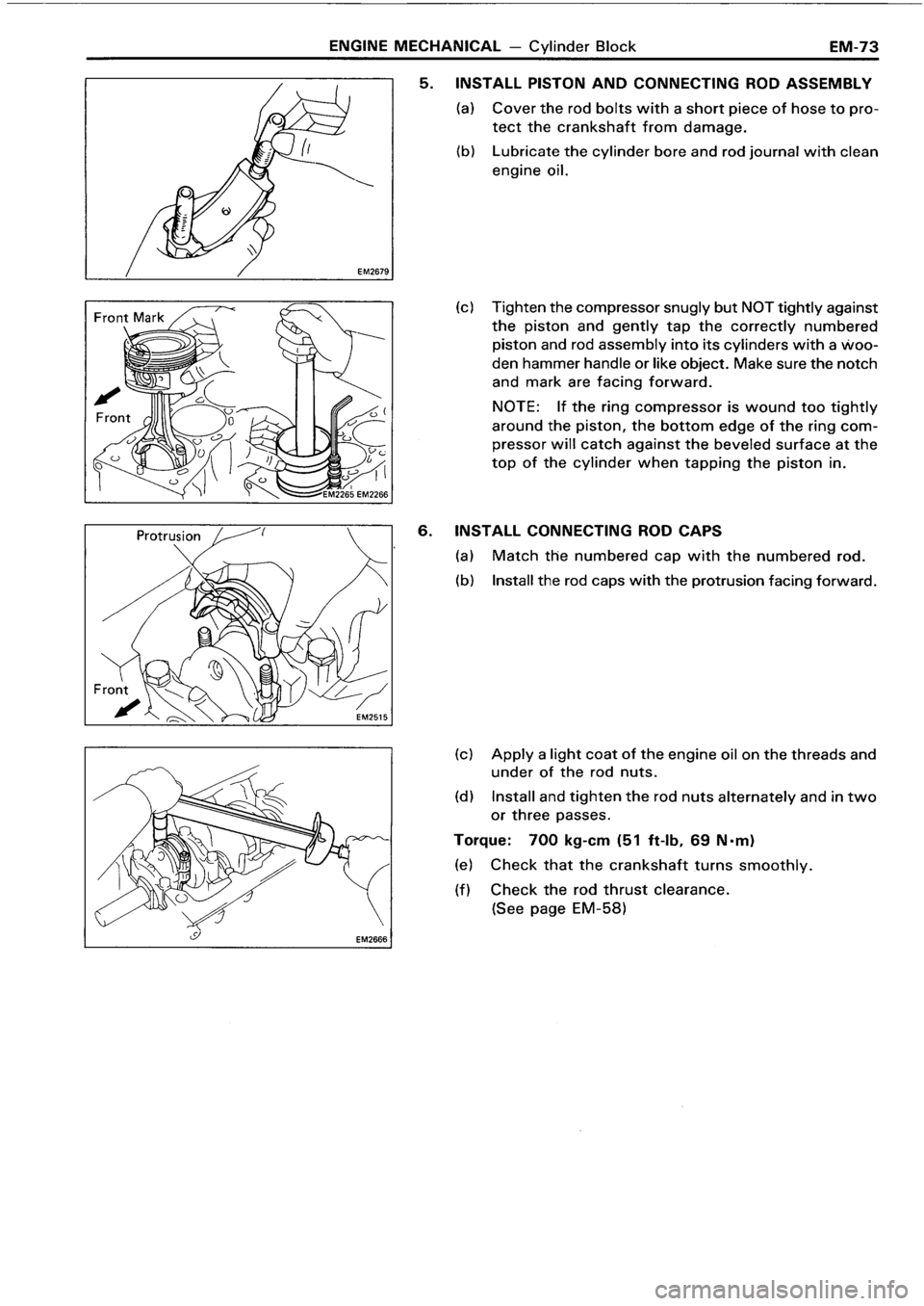TOYOTA 4RUNNER 1986  Service Repair Manual 