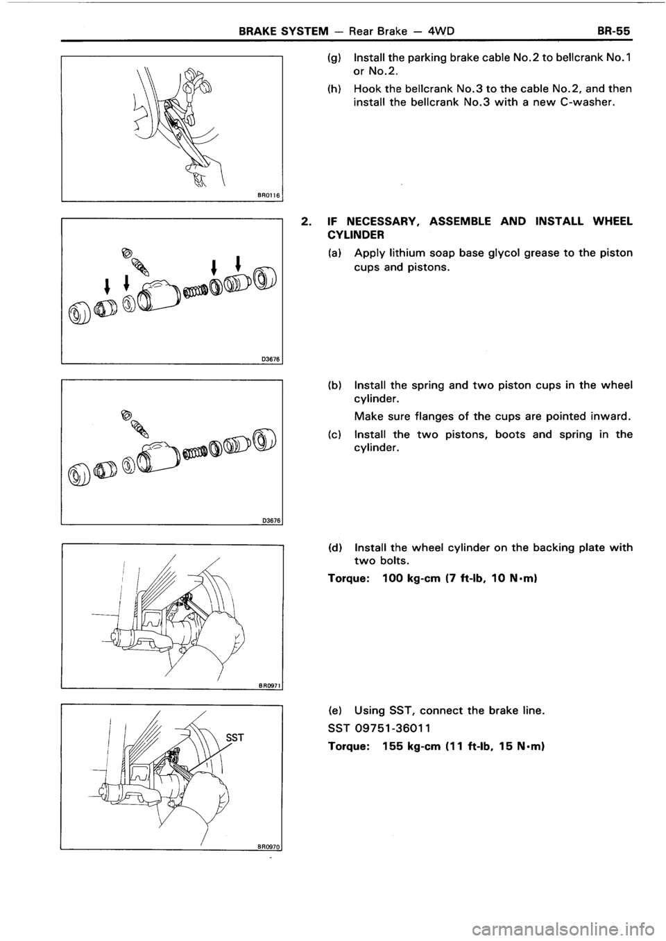 TOYOTA 4RUNNER 1986  Service Repair Manual 