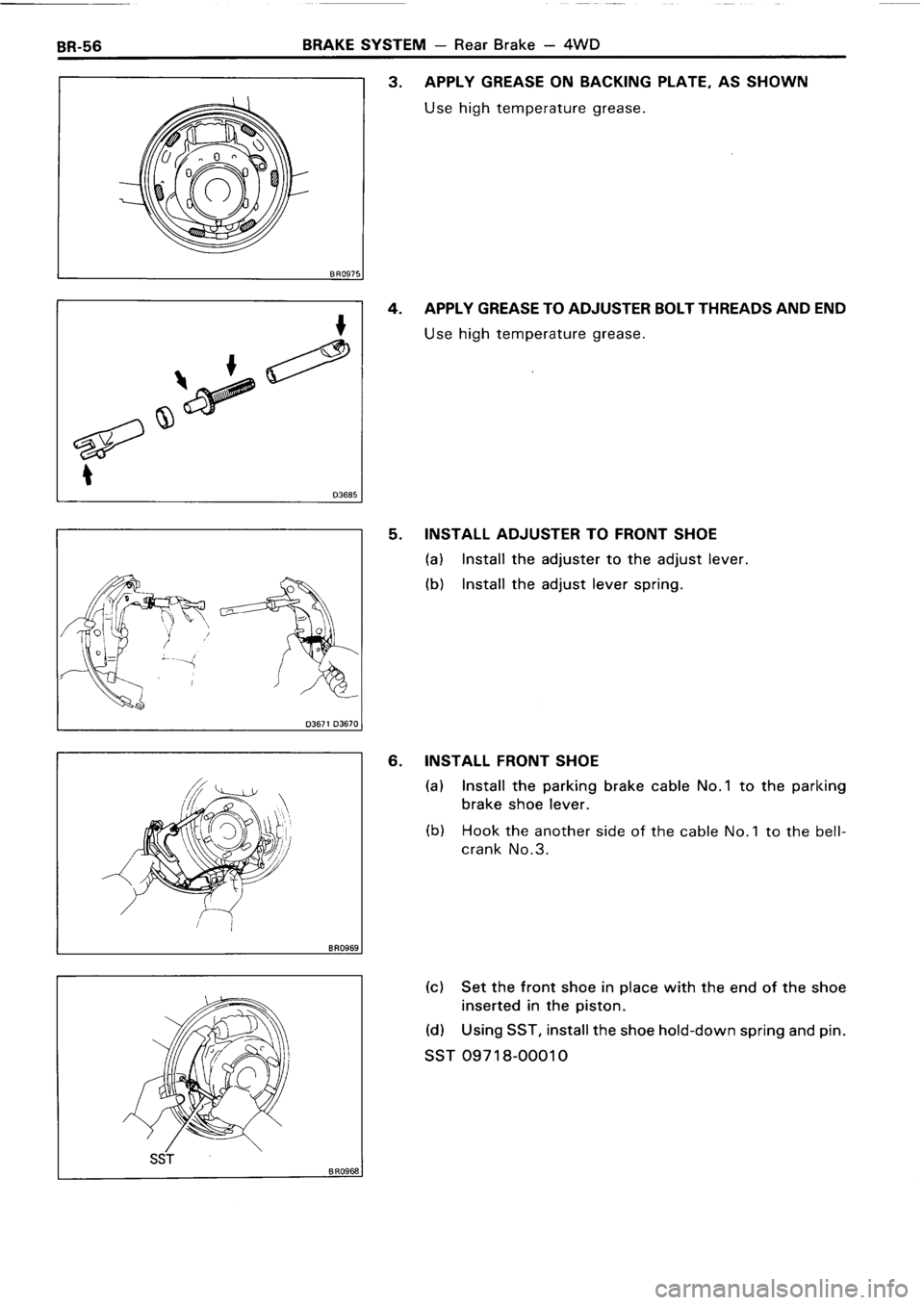 TOYOTA 4RUNNER 1986  Service Repair Manual 