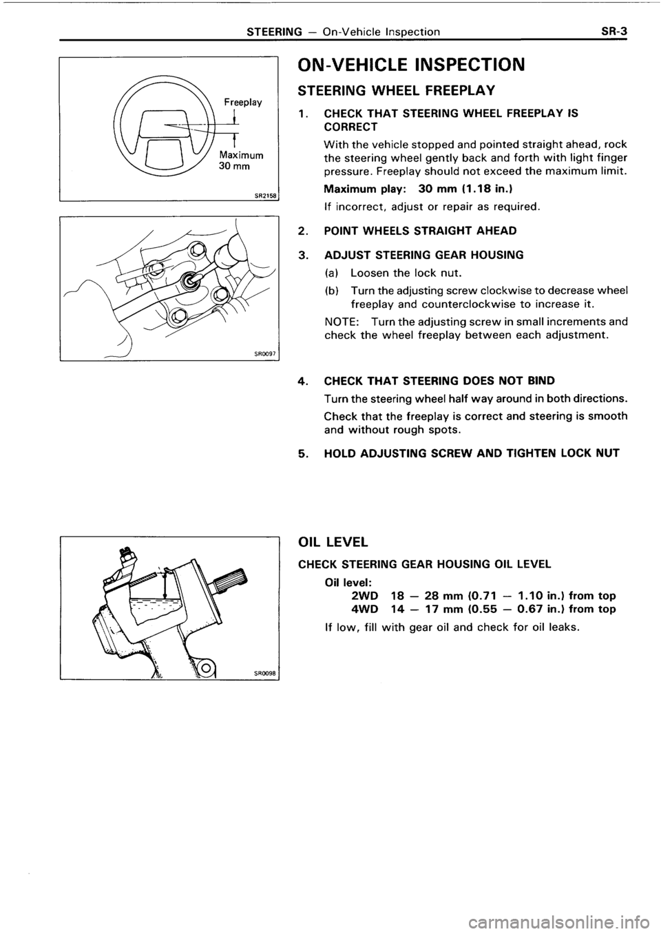 TOYOTA 4RUNNER 1986  Service Repair Manual 