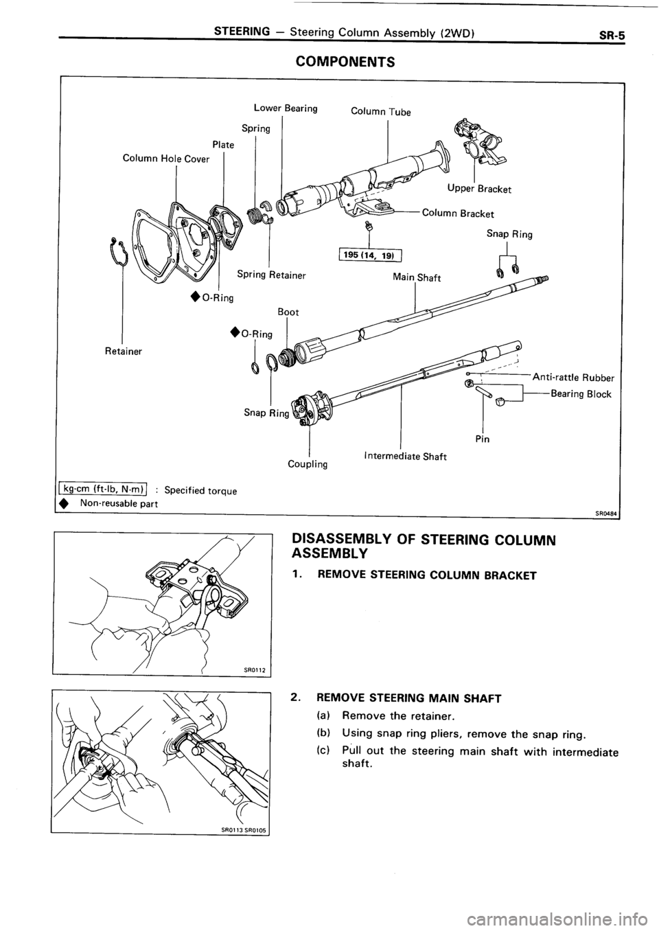 TOYOTA 4RUNNER 1986  Service Repair Manual 