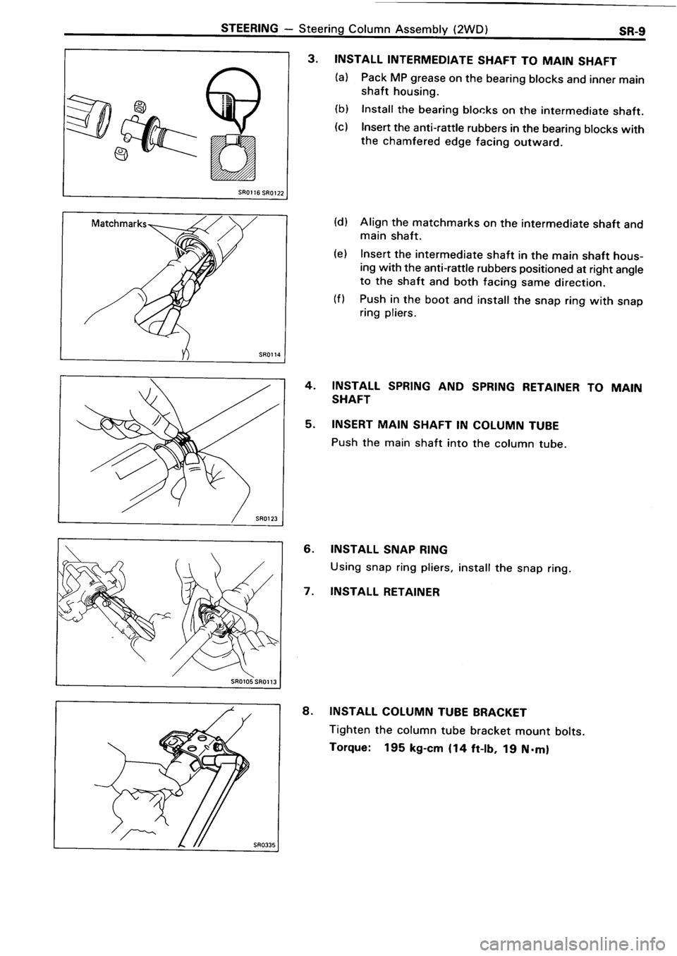 TOYOTA 4RUNNER 1986  Service Repair Manual 