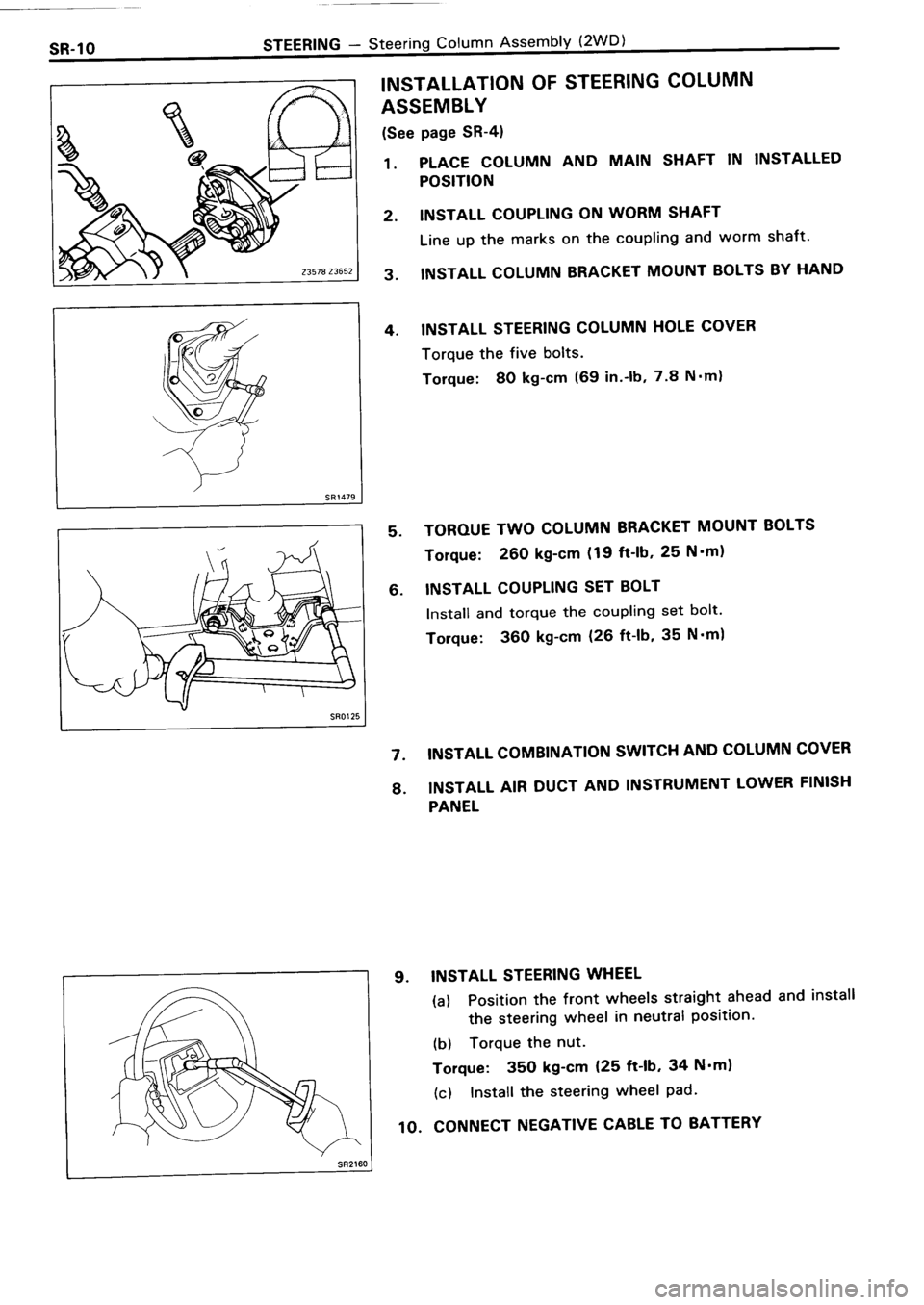 TOYOTA 4RUNNER 1986  Service Repair Manual 