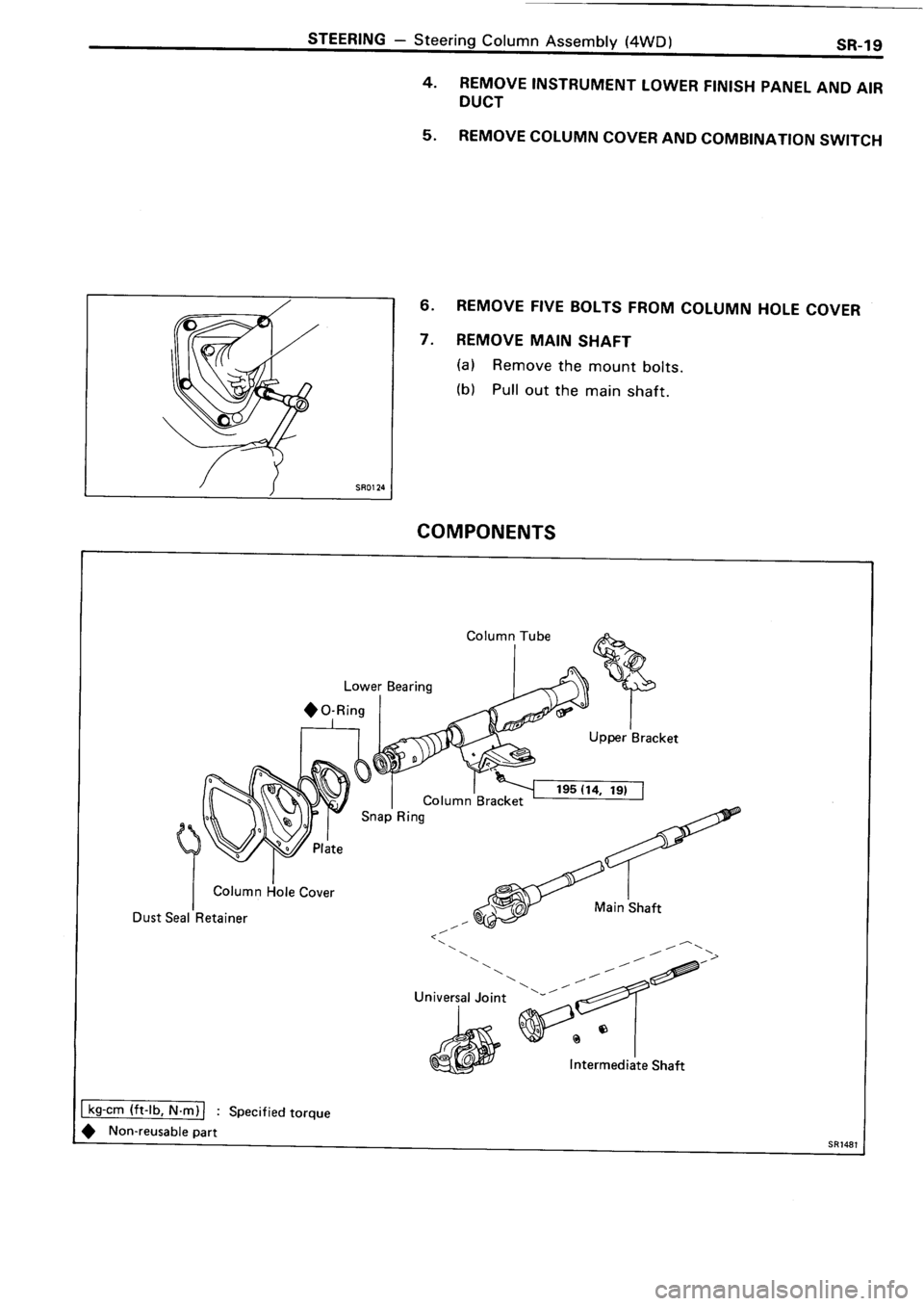 TOYOTA 4RUNNER 1986  Service Repair Manual 