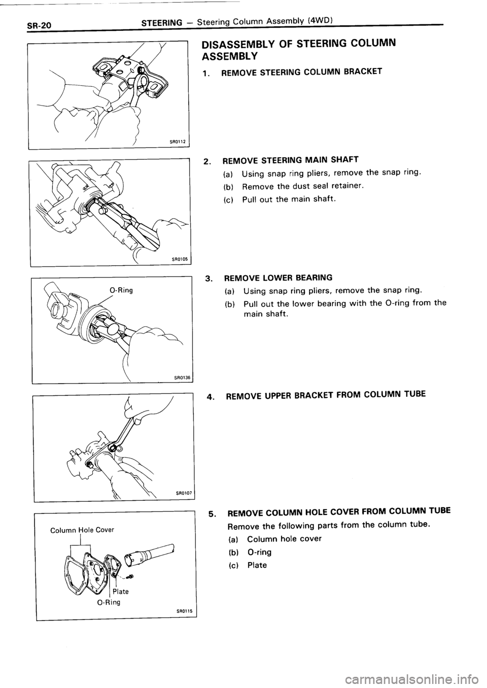 TOYOTA 4RUNNER 1986  Service Repair Manual 